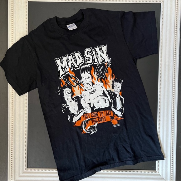 Mad Sin Band T-Shirt They Come To Take You Away Small - Picture 1 of 2